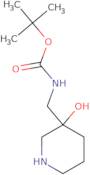 tert-Butyl N-[(3-hydroxypiperidin-3-yl)methyl]carbamate