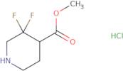 Methyl 3,3-difluoropiperidine-4-carboxylate hydrochloride