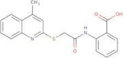 2-{2-[(4-Methylquinolin-2-yl)sulfanyl]acetamido}benzoic acid