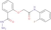 N-(2-Fluorophenyl)-2-[2-(hydrazinecarbonyl)phenoxy]acetamide