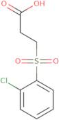 3-(2-Chlorobenzenesulfonyl)propanoic acid