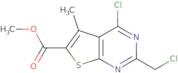 Methyl 4-chloro-2-(chloromethyl)-5-methylthieno[2,3-d]pyrimidine-6-carboxylate