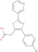 2-[4-(4-Bromophenyl)-2-(pyridin-3-yl)-1,3-thiazol-5-yl]acetic acid