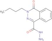 3-Butyl-4-oxo-3,4-dihydrophthalazine-1-carbohydrazide