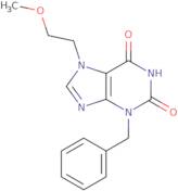 3-Benzyl-7-(2-methoxyethyl)-2,3,6,7-tetrahydro-1H-purine-2,6-dione