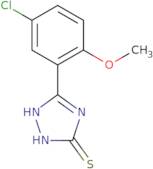 5-(5-Chloro-2-methoxyphenyl)-2,3-dihydro-1H-1,2,4-triazole-3-thione