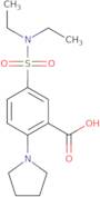 5-(Diethylsulfamoyl)-2-(pyrrolidin-1-yl)benzoic acid