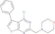 4-({4-Chloro-5-phenylthieno[2,3-d]pyrimidin-2-yl}methyl)morpholine