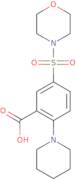 5-(Morpholine-4-sulfonyl)-2-(piperidin-1-yl)benzoic acid