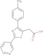 2-[4-(4-Methylphenyl)-2-(pyridin-3-yl)-1,3-thiazol-5-yl]acetic acid