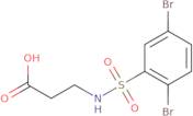 3-(2,5-Dibromobenzenesulfonamido)propanoic acid