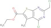 Ethyl 4-chloro-2-(chloromethyl)-5-methylthieno[2,3-d]pyrimidine-6-carboxylate