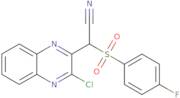 (3-Chloro-quinoxalin-2-yl)-(4-fluoro-benzenesulfonyl)-acetonitrile