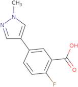 2-Fluoro-5-(1-methyl-1H-pyrazol-4-yl)benzoic acid