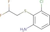 3-Chloro-2-[(2,2-difluoroethyl)sulfanyl]aniline