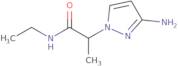 2-(3-Aminopyrazol-1-yl)-N-ethylpropanamide