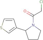 2-Chloro-1-[2-(thiophen-3-yl)pyrrolidin-1-yl]ethan-1-one