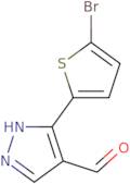 3-(5-Bromothiophen-2-yl)-1H-pyrazole-4-carbaldehyde