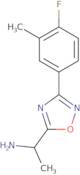 1-[3-(4-Fluoro-3-methylphenyl)-1,2,4-oxadiazol-5-yl]ethanamine