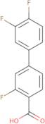 4-(3,4-Difluorophenyl)-2-fluorobenzoic acid