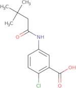 2-Chloro-5-(3,3-dimethylbutanamido)benzoic acid