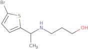 3-[1-(5-Bromothiophen-2-yl)ethylamino]propan-1-ol