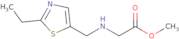 Methyl 2-{[(2-ethyl-1,3-thiazol-5-yl)methyl]amino}acetate