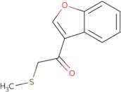 1-(1-Benzofuran-3-yl)-2-methylsulfanylethanone