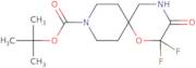 tert-Butyl 2,2-difluoro-3-oxo-1-oxa-4,9-diazaspiro[5.5]undecane-9-carboxylate