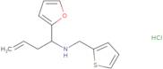 [1-(2-Furyl)-3-buten-1-yl](2-thienylmethyl)amine hydrochloride