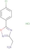 1-[5-(4-Chlorophenyl)-1,2,4-oxadiazol-3-yl]methanamine hydrochloride