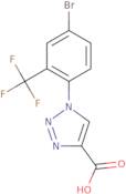 1-[4-Bromo-2-(trifluoromethyl)phenyl]-1H-1,2,3-triazole-4-carboxylic acid