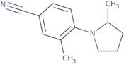 3-Methyl-4-(2-methylpyrrolidin-1-yl)benzonitrile