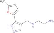 N'-[[5-(5-Methylfuran-2-yl)-1H-pyrazol-4-yl]methyl]ethane-1,2-diamine