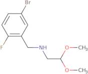 [(5-Bromo-2-fluorophenyl)methyl](2,2-dimethoxyethyl)amine