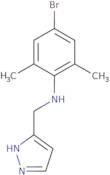 4-Bromo-2,6-dimethyl-N-(1H-pyrazol-3-ylmethyl)aniline