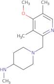 1-[(4-Methoxy-3,5-dimethylpyridin-2-yl)methyl]-N-methylpiperidin-4-amine