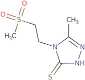 4-(2-Methanesulfonylethyl)-5-methyl-4H-1,2,4-triazole-3-thiol