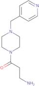 3-Amino-1-[4-(pyridin-4-ylmethyl)piperazin-1-yl]propan-1-one