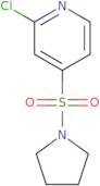 2-Chloro-4-(pyrrolidine-1-sulfonyl)pyridine