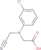 2-[(3-Chlorophenyl)(cyanomethyl)amino]acetic acid