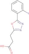 3-[5-(2-Iodophenyl)-1,3,4-oxadiazol-2-yl]propanoic acid