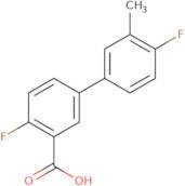 4,4'-Difluoro-3'-methyl-[1,1'-biphenyl]-3-carboxylic acid