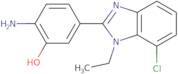 2-Amino-5-(7-chloro-1-ethyl-1H-1,3-benzodiazol-2-yl)phenol