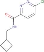 6-Chloro-N-(cyclobutylmethyl)pyridazine-3-carboxamide