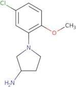 1-(5-Chloro-2-methoxyphenyl)pyrrolidin-3-amine