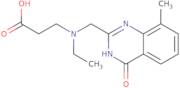 3-{Ethyl[(8-methyl-4-oxo-3,4-dihydroquinazolin-2-yl)methyl]amino}propanoic acid