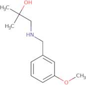 1-[(3-Methoxyphenyl)methylamino]-2-methylpropan-2-ol