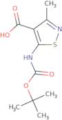 5-{[(tert-Butoxy)carbonyl]amino}-3-methyl-1,2-thiazole-4-carboxylic acid