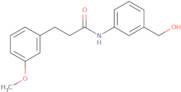 N-[3-(Hydroxymethyl)phenyl]-3-(3-methoxyphenyl)propanamide